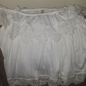 Woman off the shoulder top